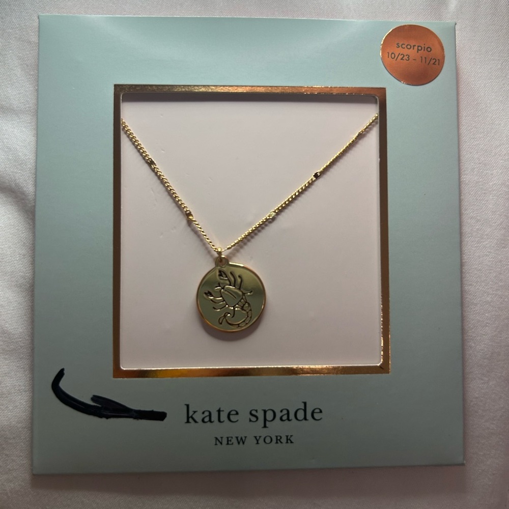 Kate Spade Scorpio necklace